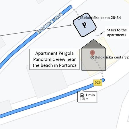 Apartment Pergola ปอร์โตรอซ ภายนอก รูปภาพ